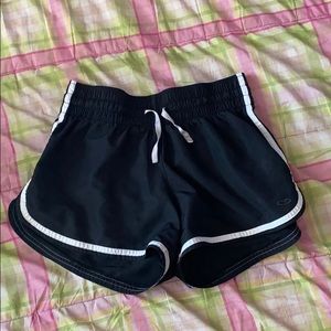 Medium Black & White Elastic Band Shorts